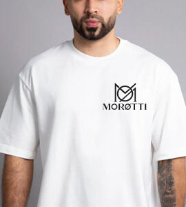 SHEVAL T-SHIRT OVERSIZED MEN WHITE