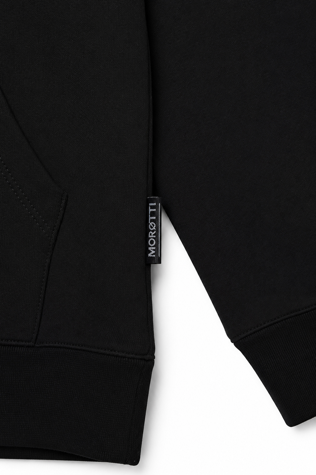 Hoodie Black Morotti Colección fragmento1